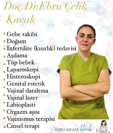 Uzman Doktor ebru çelik kavak kadın doğum kadın hastalıkları